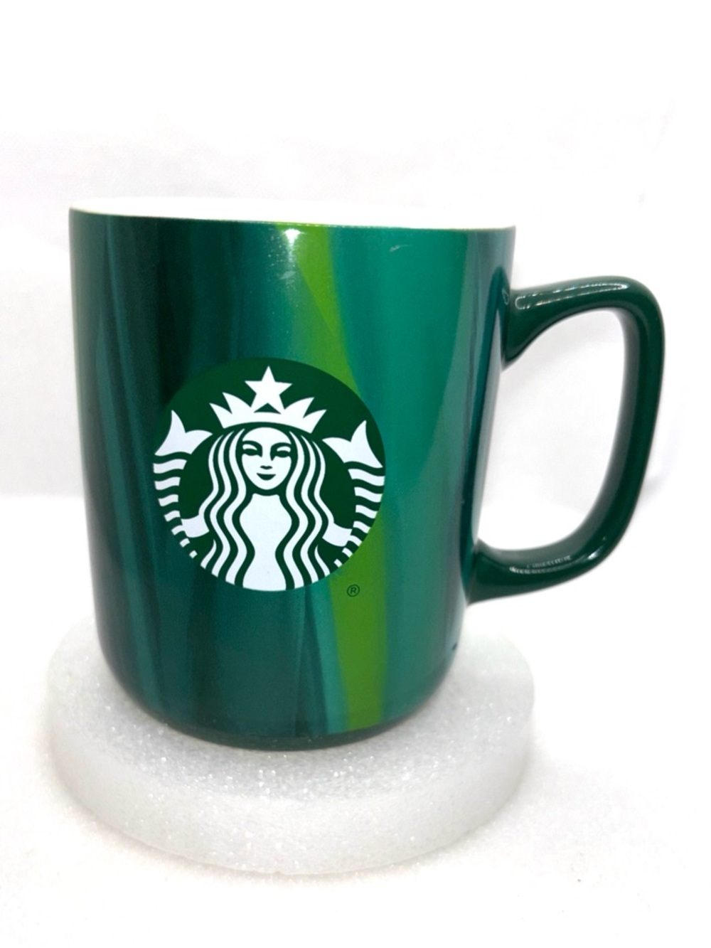 Starbucks Dark Green Ceramic Mug with White Logo